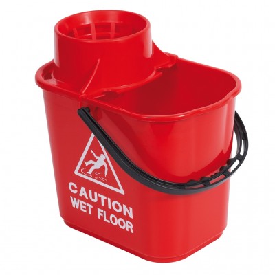 Professional Mop Bucket - 15ltr - RED - Each